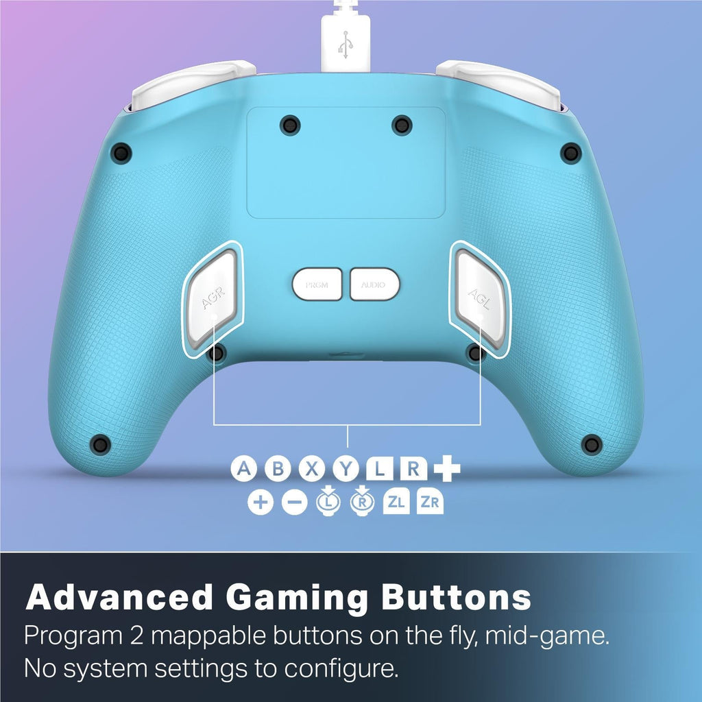 PowerA Advanced Wired Controller with hall effect modules for Nintendo Switch 2 (Mushroom Kingdom)