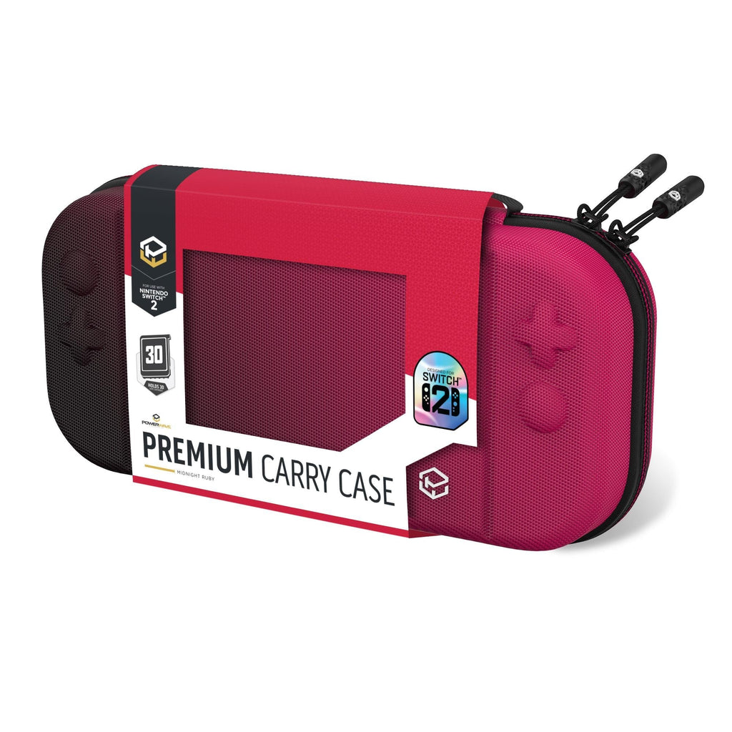 Powerwave Premium Carry Case Midnight Ruby for Nintendo Switch 2